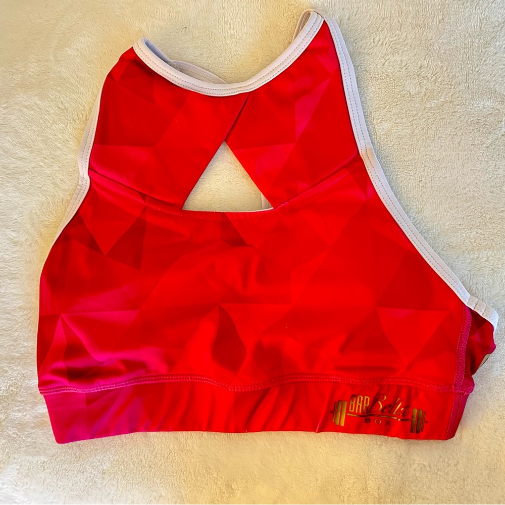 Chestee x Barbella box sports bra